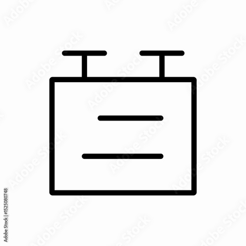 archive storage box icon vector sign