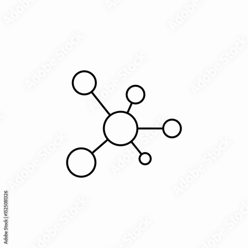 connection network icon sign vector