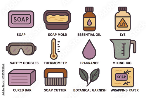 Soap making essentials: tools and ingredients illustrated guide