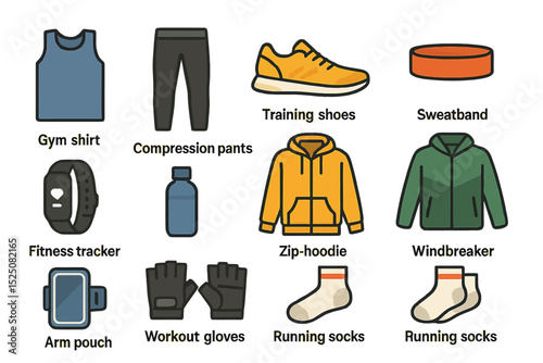 Essential workout gear: shoes, clothing, accessories for optimal training