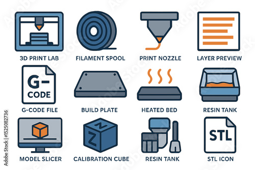 3d printing icons: tools and features for efficient model creation