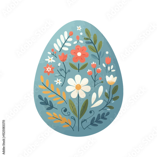 This floral Easter egg illustration is perfect for websites and blogs about Easter celebrations, spring themes, holiday crafts, floral designs, and seasonal greetings.


