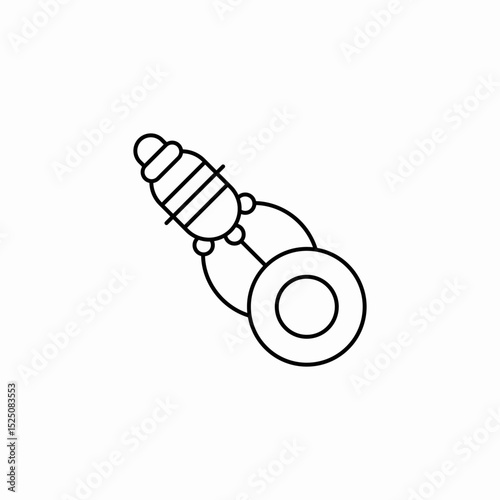 nanorobots tech icon sign vector