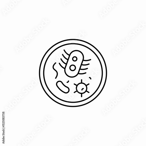 petri dish icon sign vector