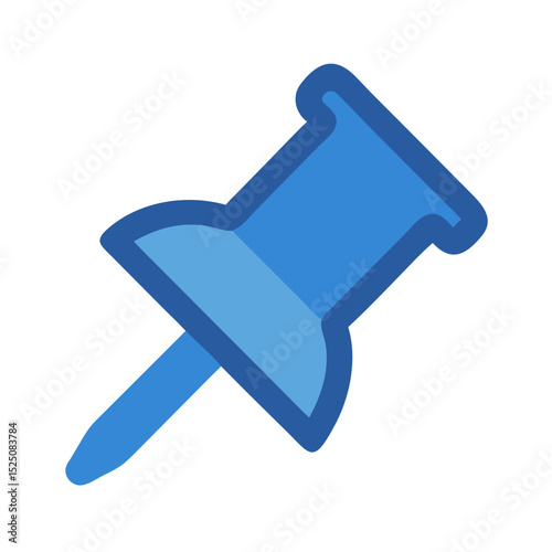 push pin thumbtack icon design