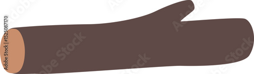 Tree lumber firewood vector illustration