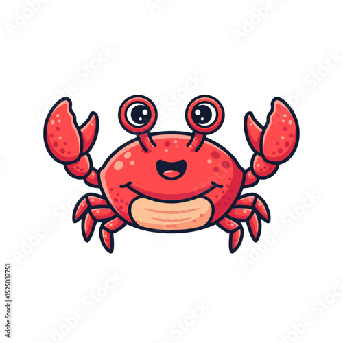Very cute and cool sea animal icon