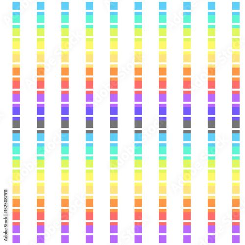 Colorful Vertical Rectangle Grid Pattern
