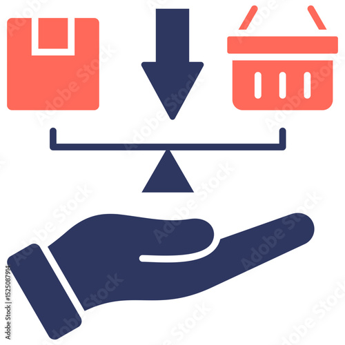 Supply And Demand Icon