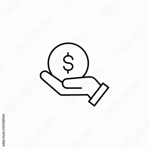 loan offer icon sign vector