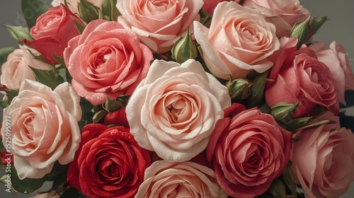 pink roses bouquet