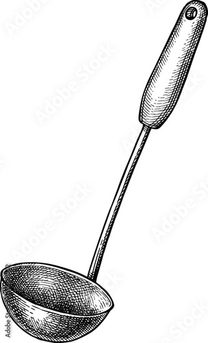 Ladle ink sketch