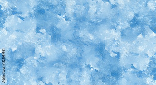 Abstract blue and white pattern evokes feelings of calmness and serene spaciousness visually