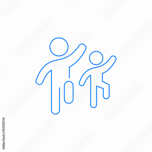 aerobics sport icon sign vector