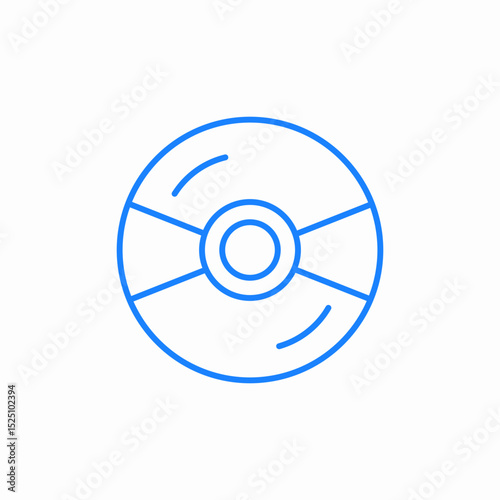 cd disck icon sign vector