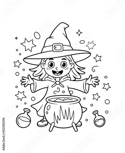 Halloween Pumpkin and Cat with spooky aura Vector illustration