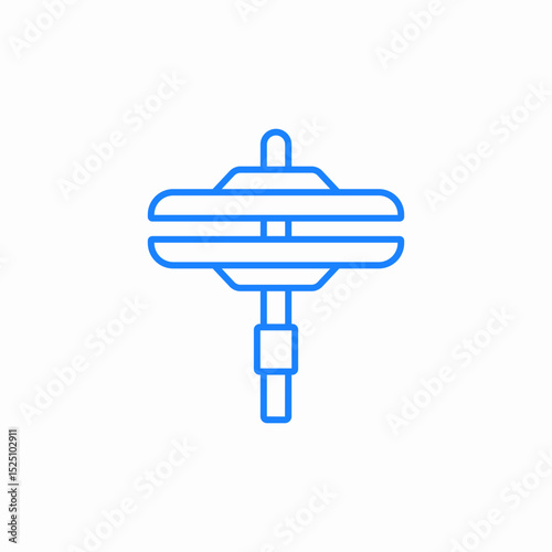 cymbals rhytm icon sign vector