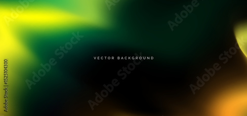 Green and orange gradient on dark background. You use can banner, brochre, presentation.