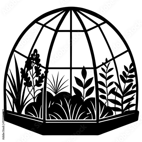 birdcage with flowers