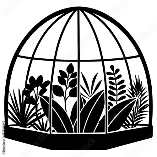 bird cage with flowers