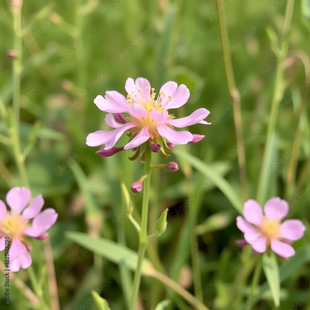 Fototapeta premium Pink Wildflower