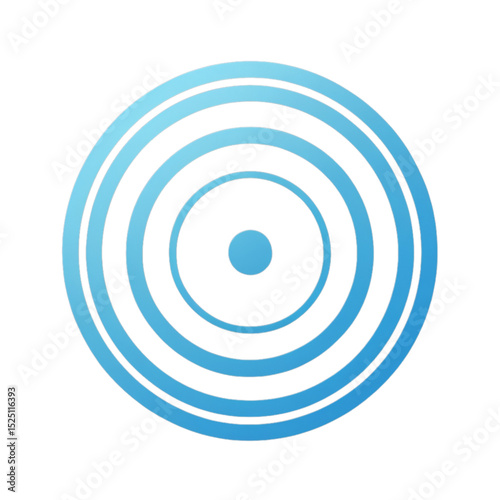 blue target with arrow