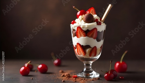 vibrant fresh fruit salad on a clean minimal background