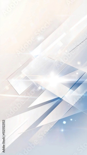Abstract geometrical pattern with futuristic design and light hues, background
