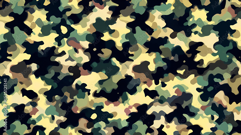 Naklejka premium Abstract background with seamless dazzle camouflage pattern