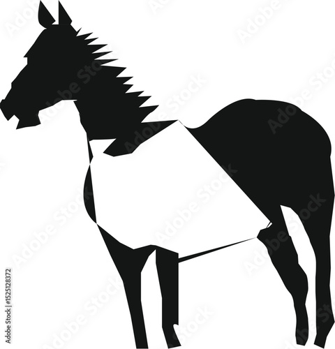 horse design icon vector logo design new design