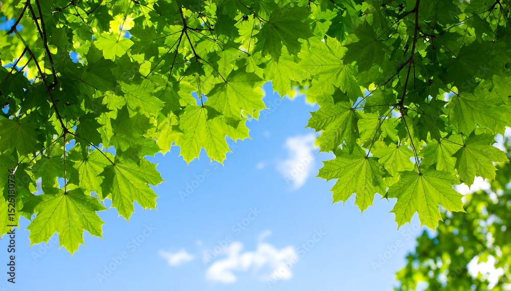 Spring leaves with blue sky, and nature. Spring leaves with blue sky, and nature.