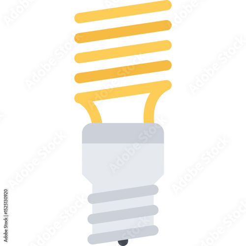 lightbulb energy saving icon