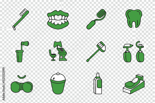 Green Eco Icons – Sustainable Vector Set for Eco-Friendly Designs

