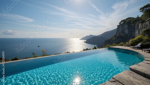 Ocean Viewing Infinity Pool on a Cliff