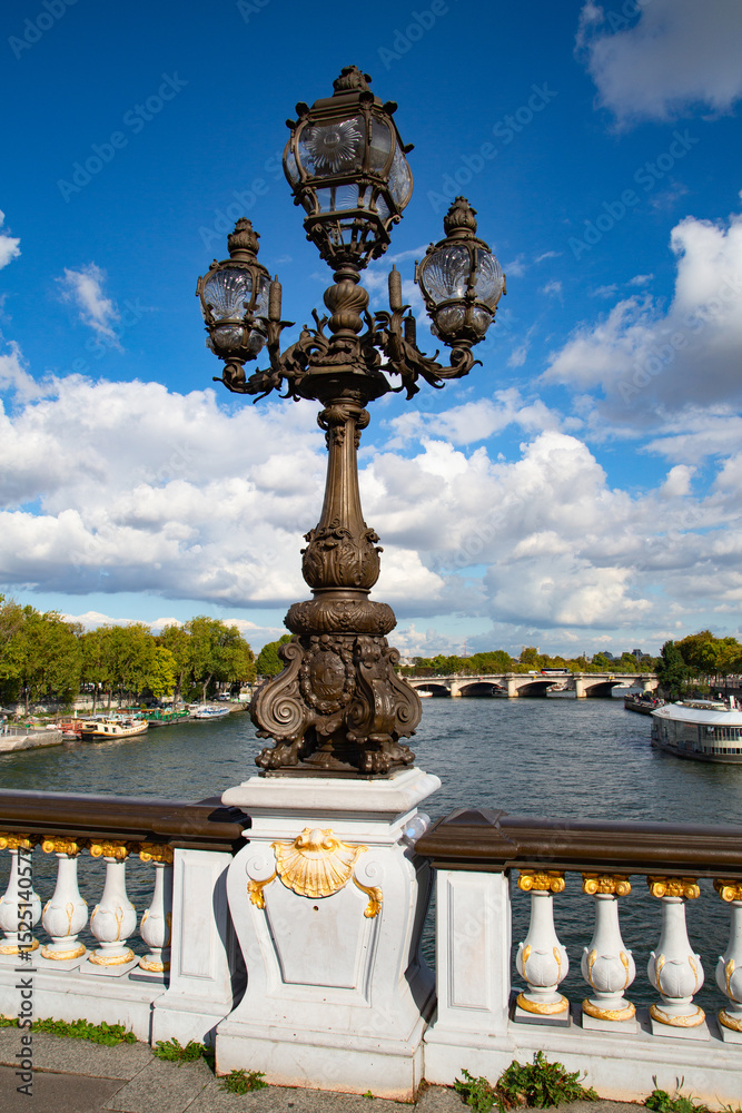 Obraz premium Bridge of Alexandre III in Paris