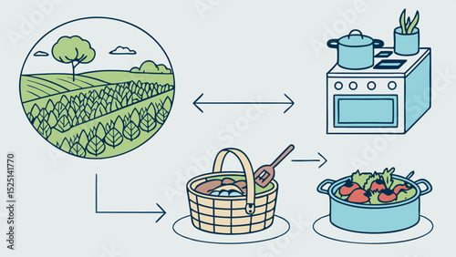 Farm to Table A Visual Guide to Sustainable Cooking