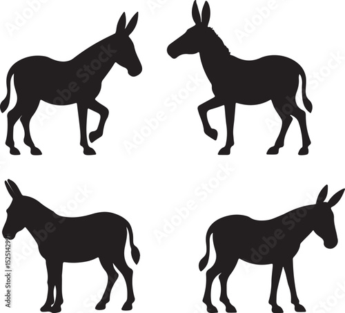mule silhouette, mule vector art, farm animal clipart, work animal outline, mule profile graphic, domesticated animal shape, mule walking icon, side view mule, mountain mule image,