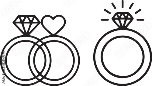 ring silhouette, jewelry icon, wedding ring shape, engagement ring outline, diamond ring silhouette, love ring icon, fashion ring shape