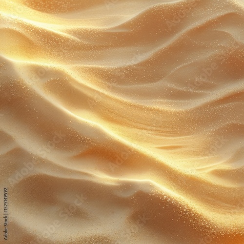 Golden Sand Dunes Texture Abstract Background High-Resolution