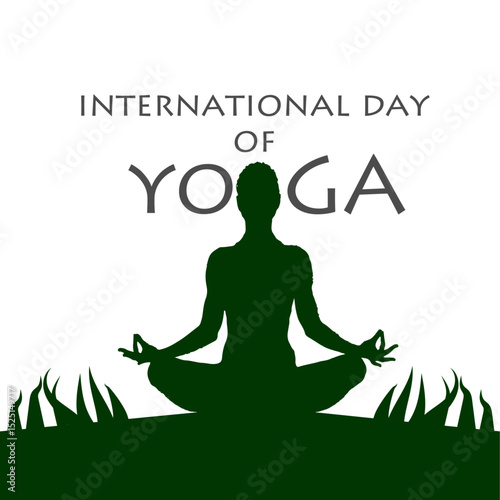 international day yoga International Yoga Day poster, illustration of a woman doing yoga exercise and pose, Yoga day celebration 