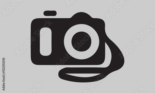 camera icon on white