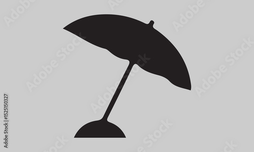umbrella silhouette vector