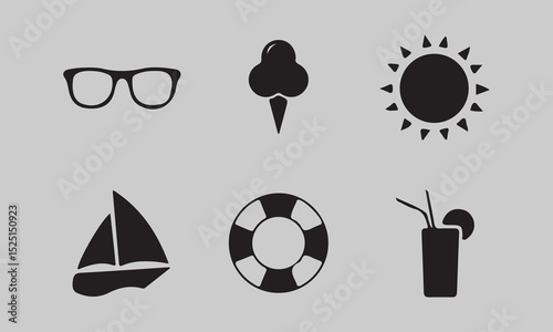 set of vector icons