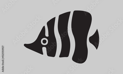 vector illustration of a fish