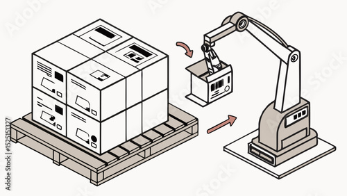 Automated Pallet Handling Robotic System for Efficient Warehouse Operations