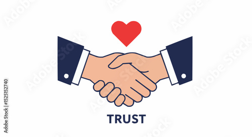 handshake vector illustration