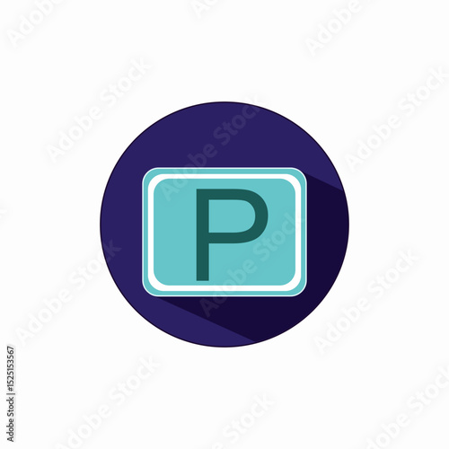 ⁠parking zone
icon vector 