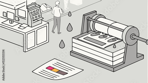 Offset Printing Process A Detailed Look at the Mechanics of Ink Transfer and Paper Printing