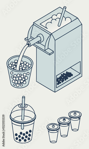 Bubble Tea Machine Automated Preparation of Delicious Boba Drinks