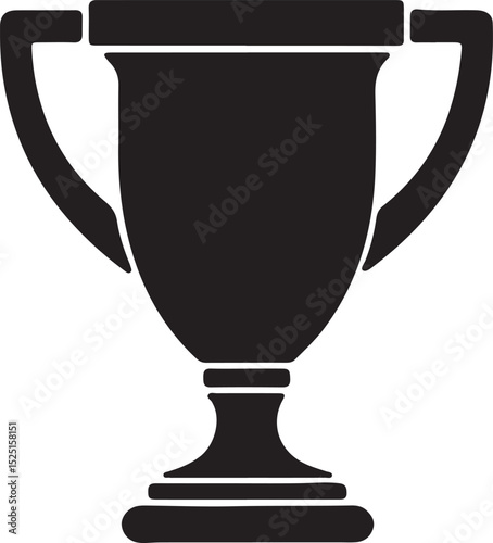 trophy icon, silhouette trophy, award cup, winning trophy, prize symbol, champion cup, victory silhouette, achievement icon, sports trophy, gold cup shape, honor silhouette